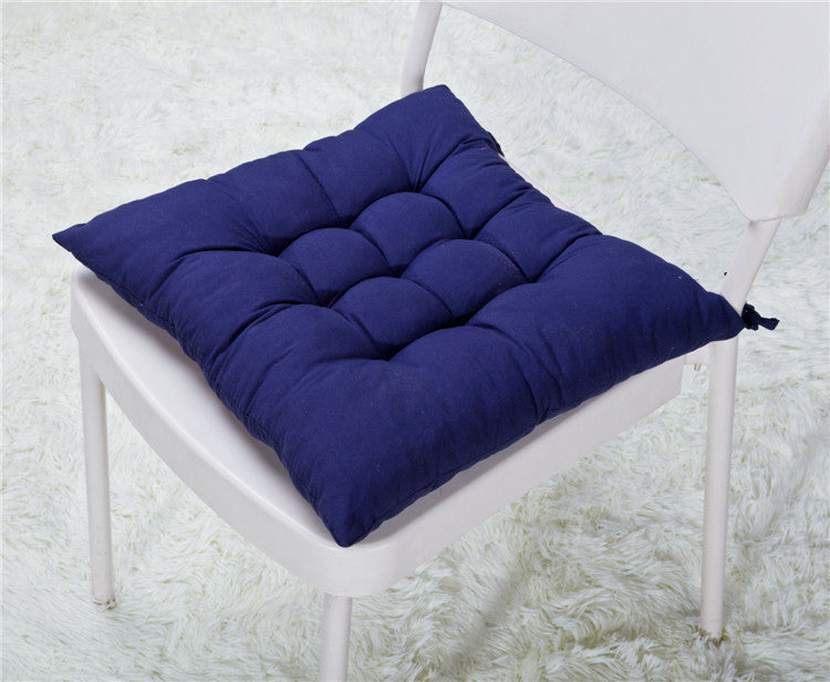 KTX-210899 Solid Color Polyester Fiber Office Cushion, 41x41cm