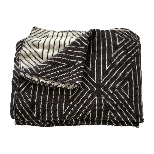 KTX-211987 Nordic Knitted Woollen Acrylic Blanket 130 cm x 170 cm