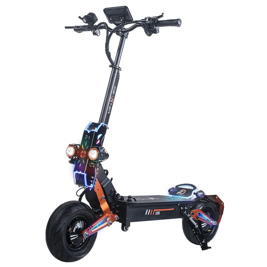 KTX-212243 5000W Dual Motor Electric Scooter, 12-Inch Tires, 60-120km Range, 60-70km/h Speed