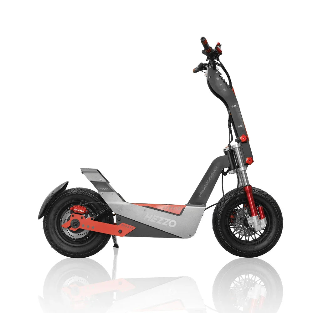 KTX-213715 Powerful 72V 10000W Electric Scooter F8 with 50Ah Battery, 93 Miles Range, Off-Road Tires, Foldable Design