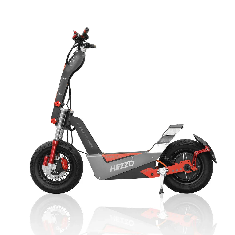 KTX-213715 Powerful 72V 10000W Electric Scooter F8 with 50Ah Battery, 93 Miles Range, Off-Road Tires, Foldable Design