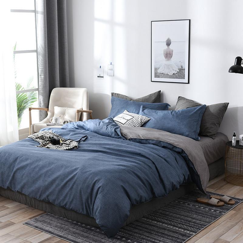 KTX-214291 Diamond Velvet Bed Sheet Set with Chitin and Ramie Quilt - 4 Piece Bedding Collection