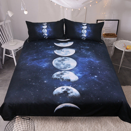 KTX-214675 Lunar Food Home Textile 4-Piece Duvet Cover Set in Various Sizes