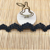 KTX-215443 Small Lace Wave Polyester Silk Skirt for DIY Handmade Accessories