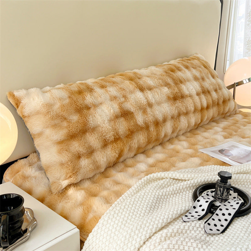 KTX-215571 Milk Fiber Velvet Pillowcase - Multiple Sizes Available: 50x50cm, 48x74cm, 48x120cm, 48x150cm, 48x180cm