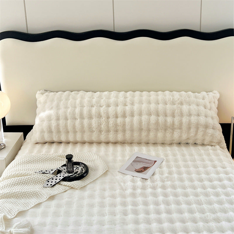 KTX-215571 Milk Fiber Velvet Pillowcase - Multiple Sizes Available: 50x50cm, 48x74cm, 48x120cm, 48x150cm, 48x180cm