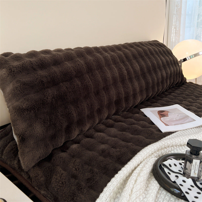 KTX-215571 Milk Fiber Velvet Pillowcase - Multiple Sizes Available: 50x50cm, 48x74cm, 48x120cm, 48x150cm, 48x180cm