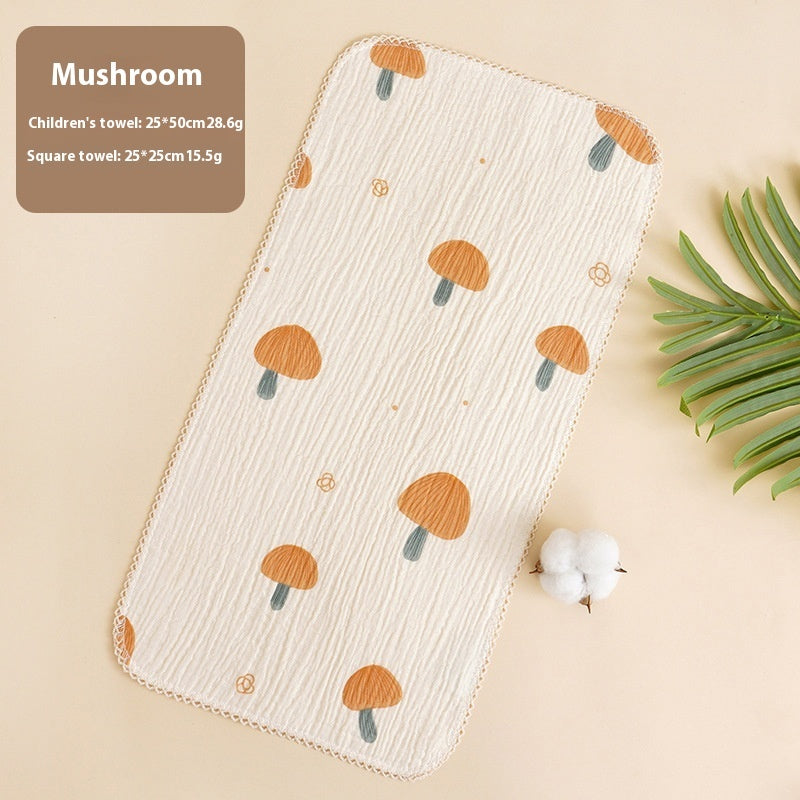 KTX-216083 Baby Pure Cotton Saliva Towel Collection - Adorable Designs for Newborns