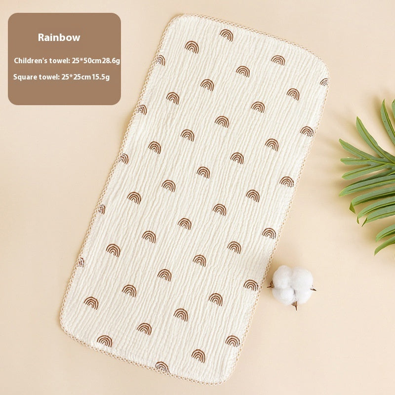 KTX-216083 Baby Pure Cotton Saliva Towel Collection - Adorable Designs for Newborns