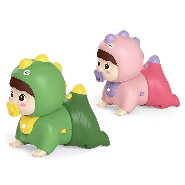 KTX-216915 Baby Electric Crawling Doll Toy for Infants and Toddlers - 14.5cm Touch-Sensitive Educational Toy