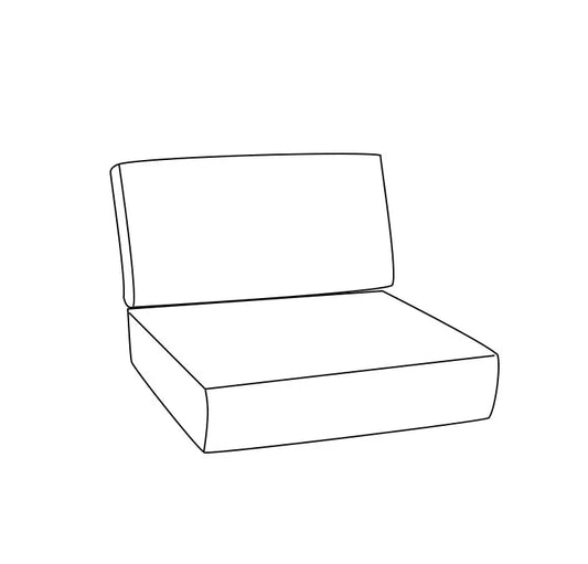 KTX-217171 Custom Waterproof Outdoor Sofa Seat Cushion Covers in Various Sizes and Colours