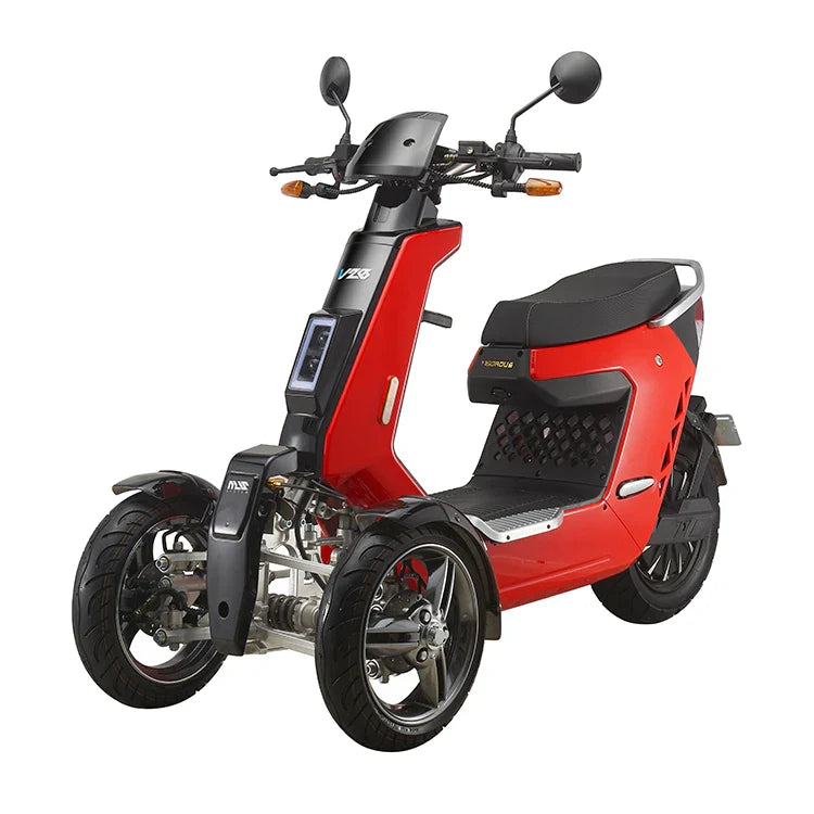 KTX-218835 Electric Three-Wheel Trike Scooter - 2000W/3000W Motor, 2 Passengers, 70-90km Range, Customized Colors