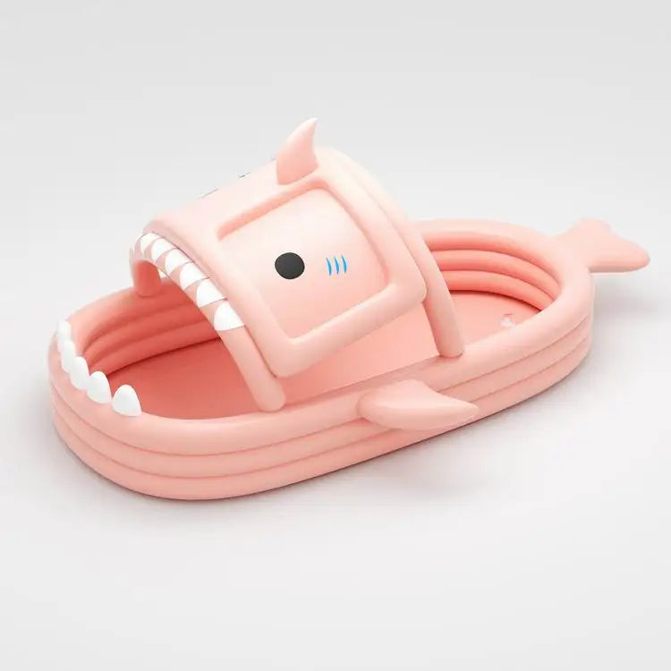 KTX-219219 Inflatable Shark-Shaped Baby Pool with Awning, Large Eco-Friendly PVC Design for Summer Fun