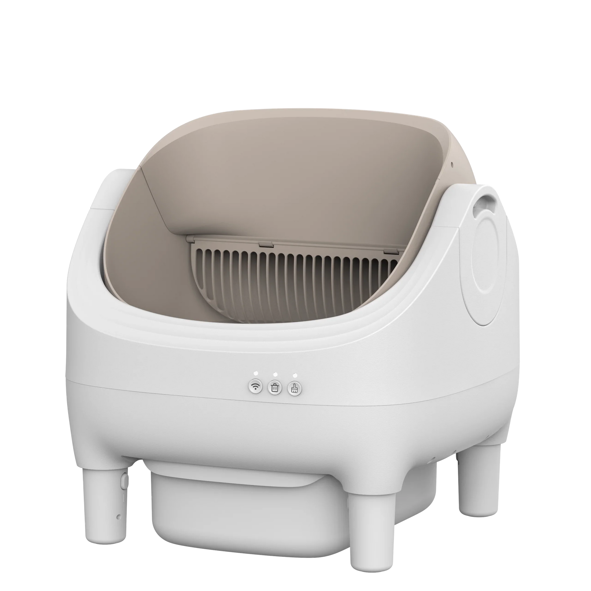KTX-219411 Smart Cat Litter Box with Intelligent Self-Cleaning Function, Large Capacity and App Control, Open Design