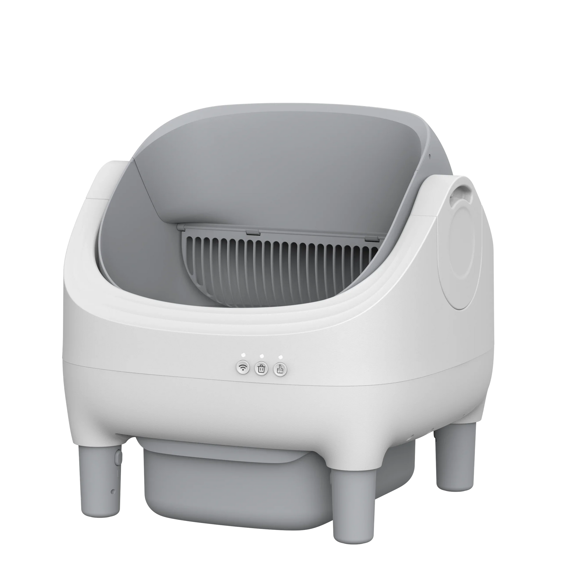 KTX-219411 Smart Cat Litter Box with Intelligent Self-Cleaning Function, Large Capacity and App Control, Open Design