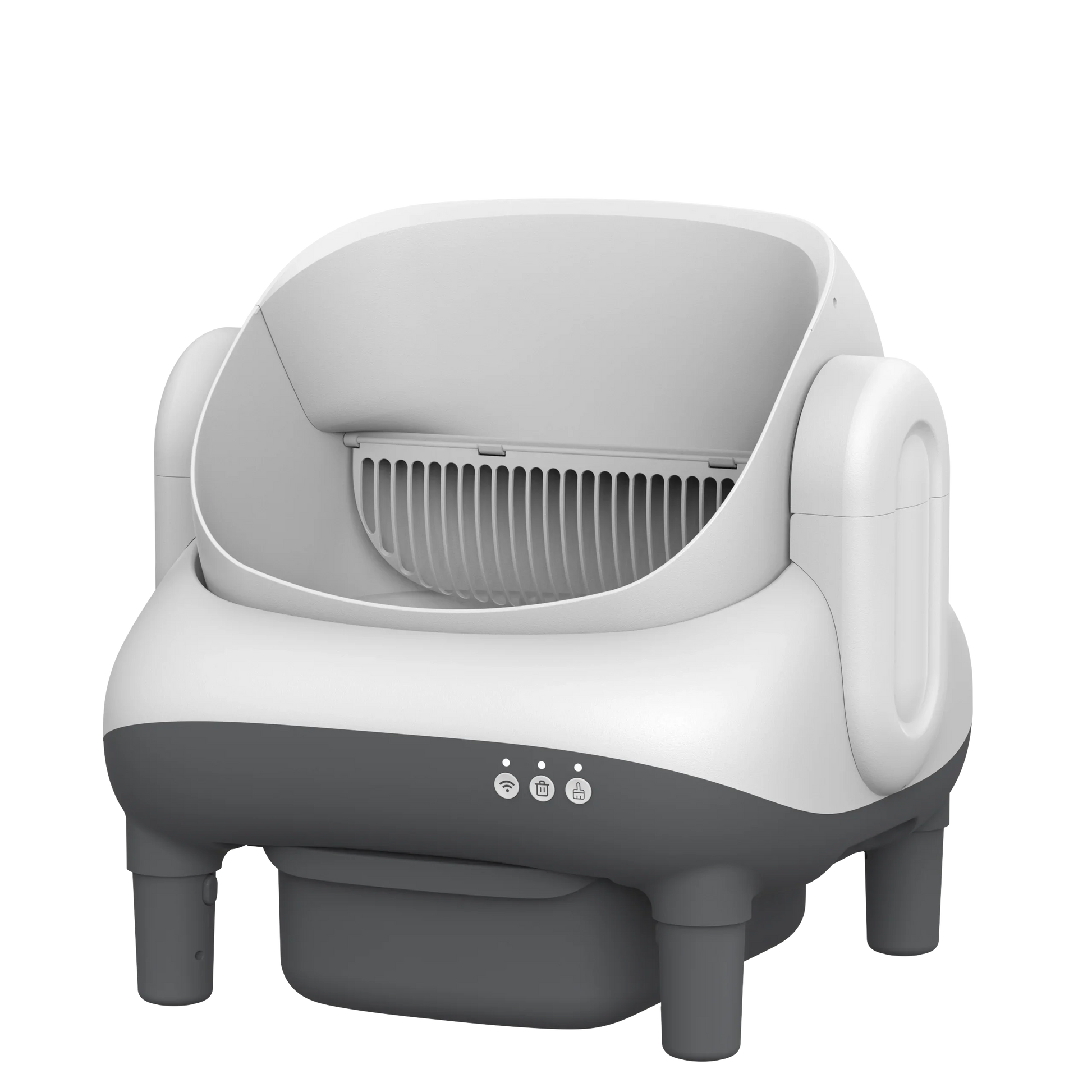 KTX-219411 Smart Cat Litter Box with Intelligent Self-Cleaning Function, Large Capacity and App Control, Open Design