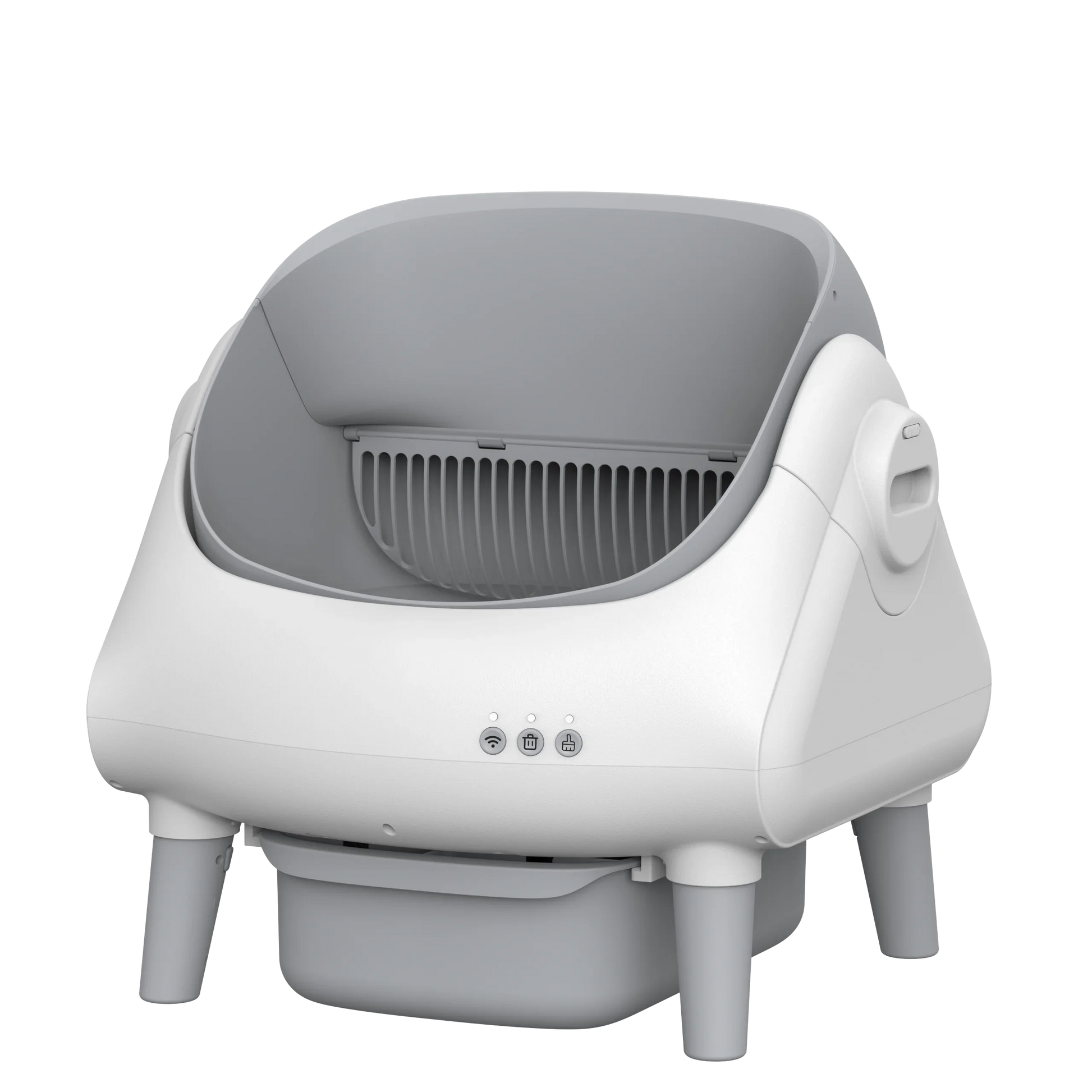 KTX-219411 Smart Cat Litter Box with Intelligent Self-Cleaning Function, Large Capacity and App Control, Open Design