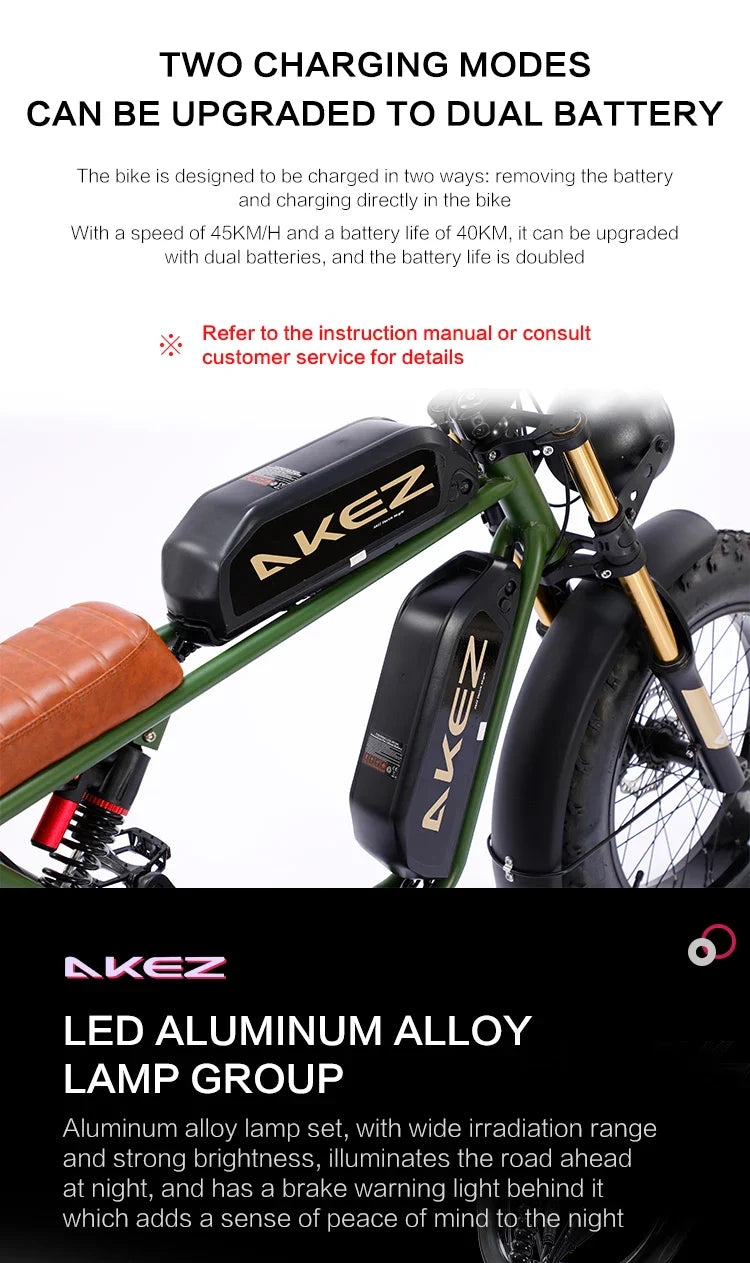 KTX-219667 Electric Bicycle 26AH 48V 750W Brushless Motor with 7-Speed Gears and Digital Display