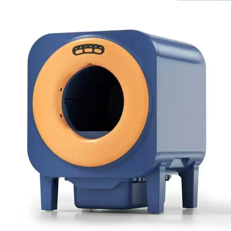 KTX-220563 Automatic Self-Cleaning Cat Litter Box with Fresh Air Purification and Anti-Splash Design, Eco-Friendly Plastic 70L