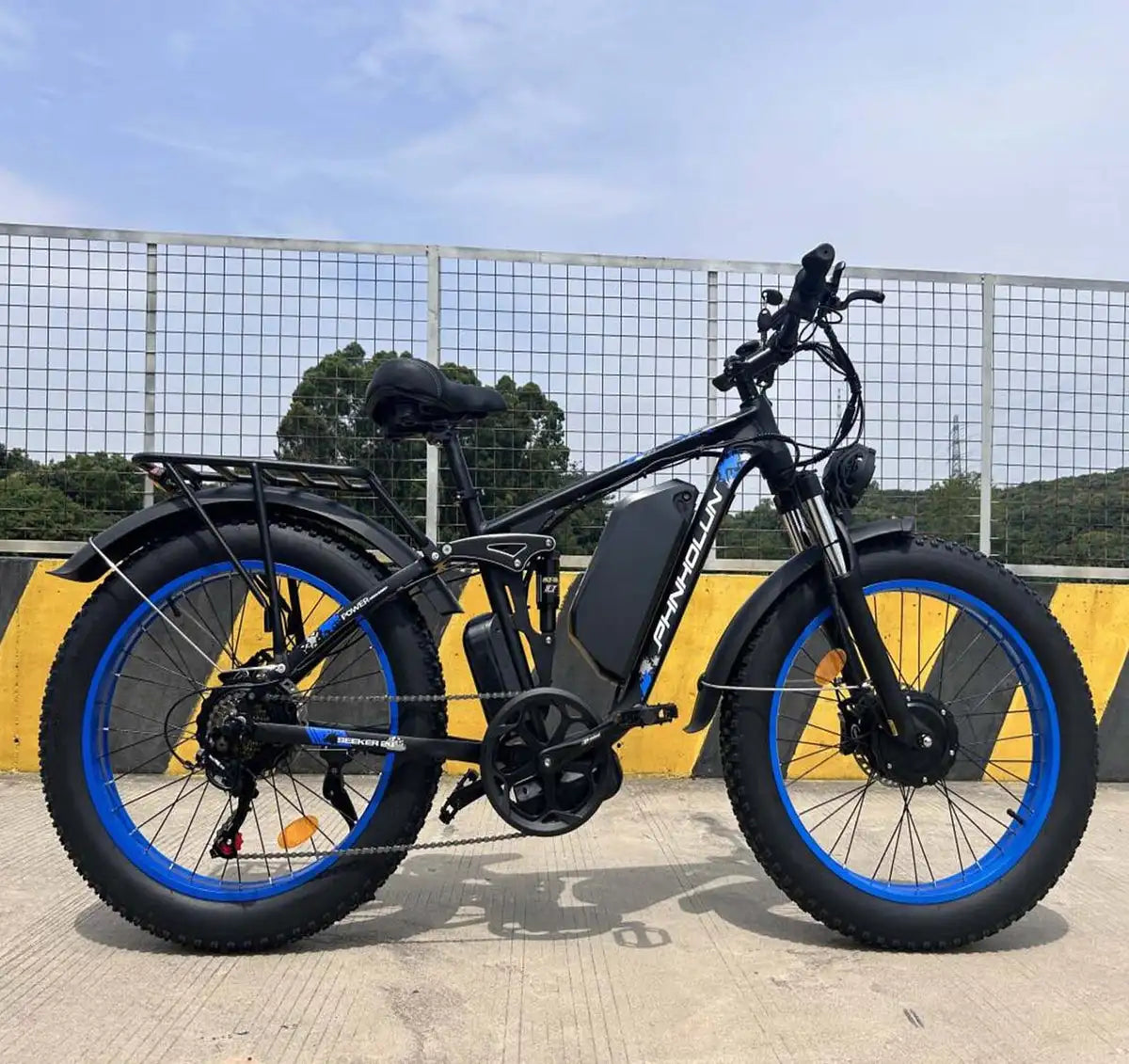 KTX-220819 Tuttio Adria 24" Electric Mountain Bike 52V 30AH Dual Motor, Hydraulic Disc Brakes, 7-Speed Gear System