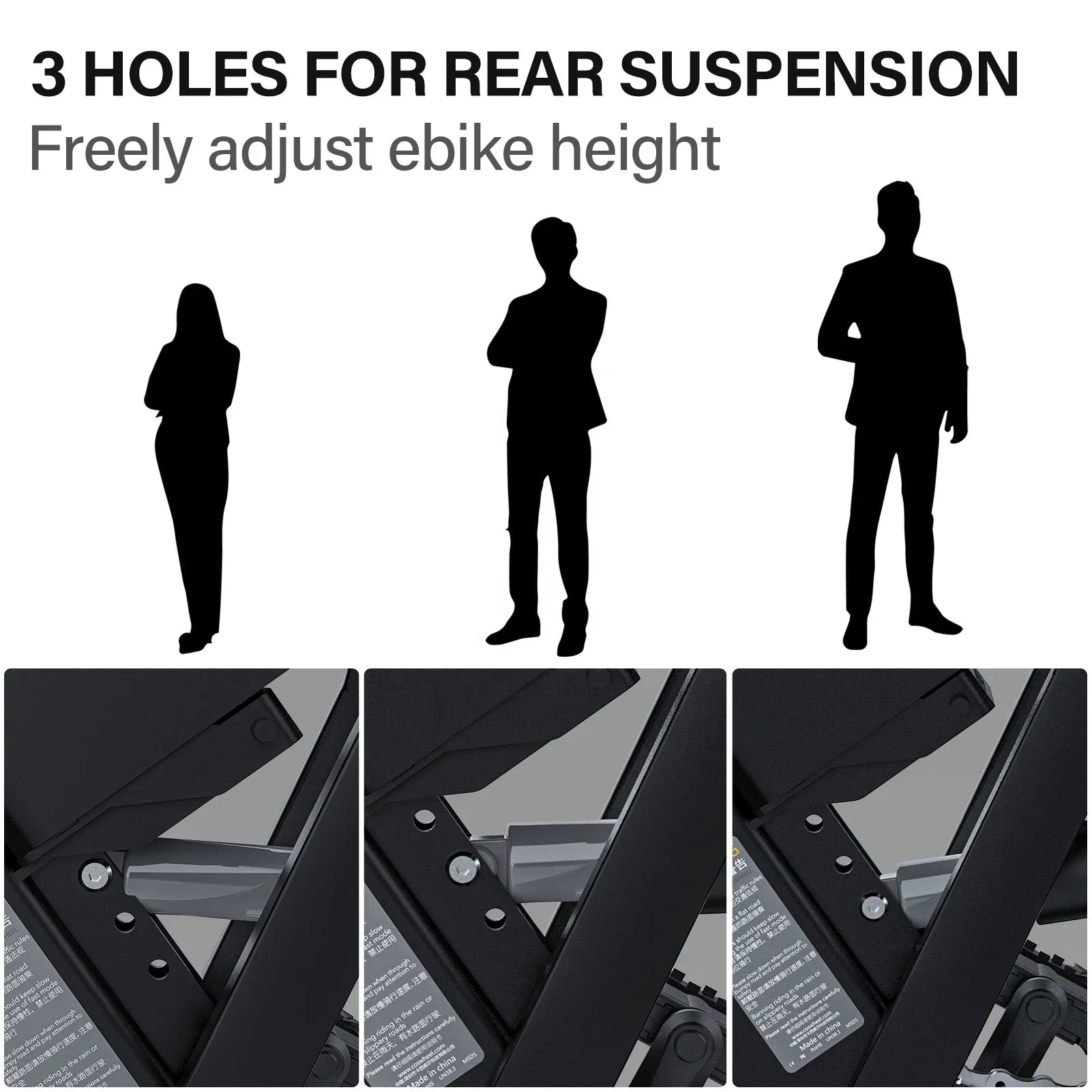 KTX-221971 Dual Motor 3000W Electric Bike with 48V 40Ah Battery, Fat Tire Cruiser, Suitable for Heights 5'1" - 6'5"