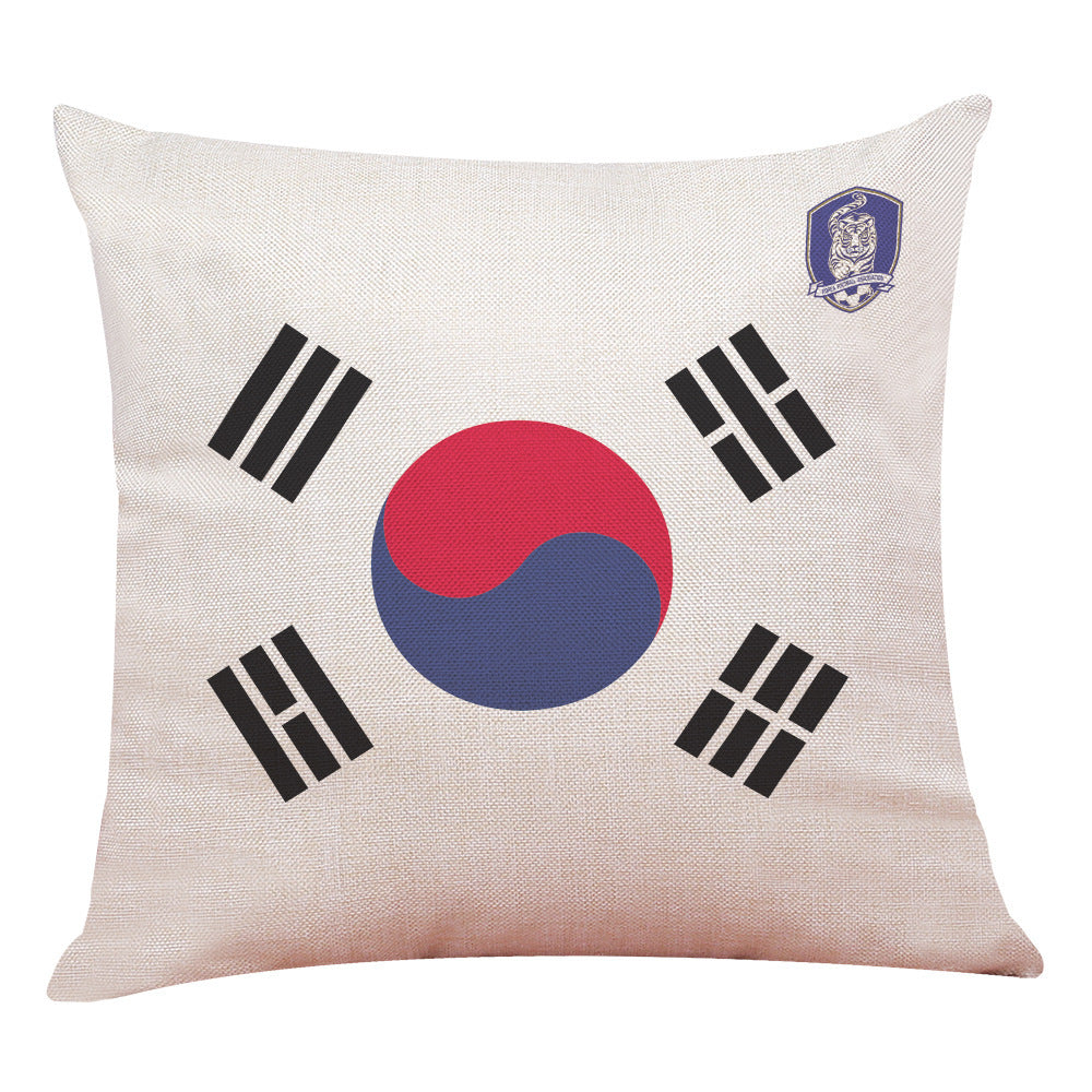 KTX-223251 Cotton Linen Fashion Pillowcase 45x45CM with Various Country Designs for Elegant Home Decor