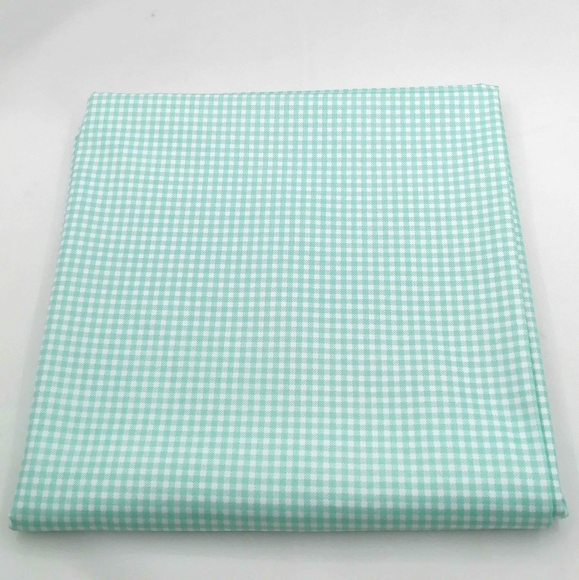 KTX-223251 Cotton Twill Fabric with Botanical Print - Patchwork Plaid, Polka Dot, and Stripes - 160cm Wide