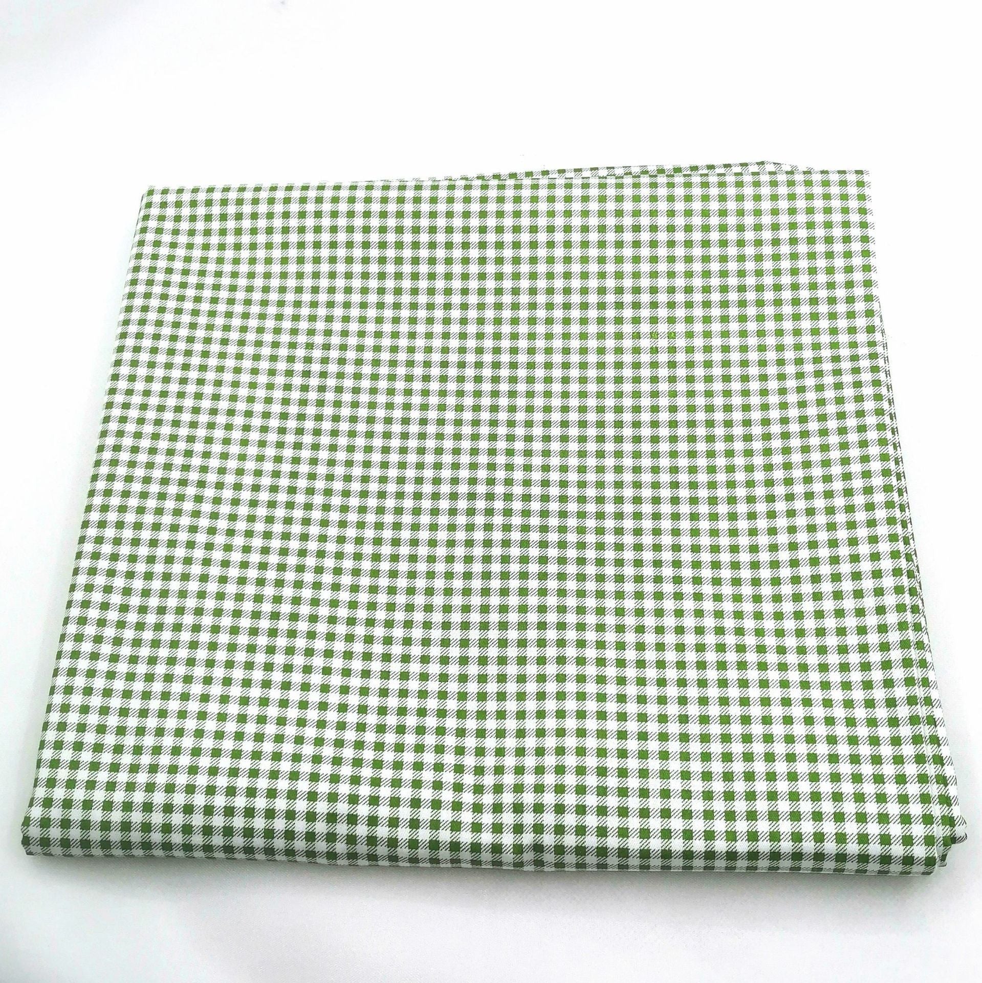 KTX-223251 Cotton Twill Fabric with Botanical Print - Patchwork Plaid, Polka Dot, and Stripes - 160cm Wide