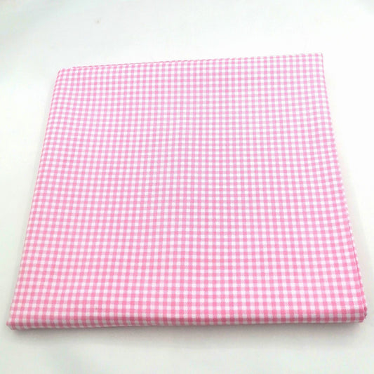 KTX-223251 Cotton Twill Fabric with Botanical Print - Patchwork Plaid, Polka Dot, and Stripes - 160cm Wide