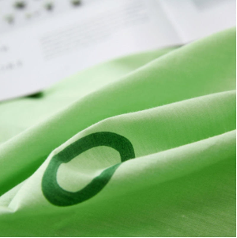 KTX-223379 Cotton Twill Three or Four-Piece Bedding Set with Plant Flower Pattern