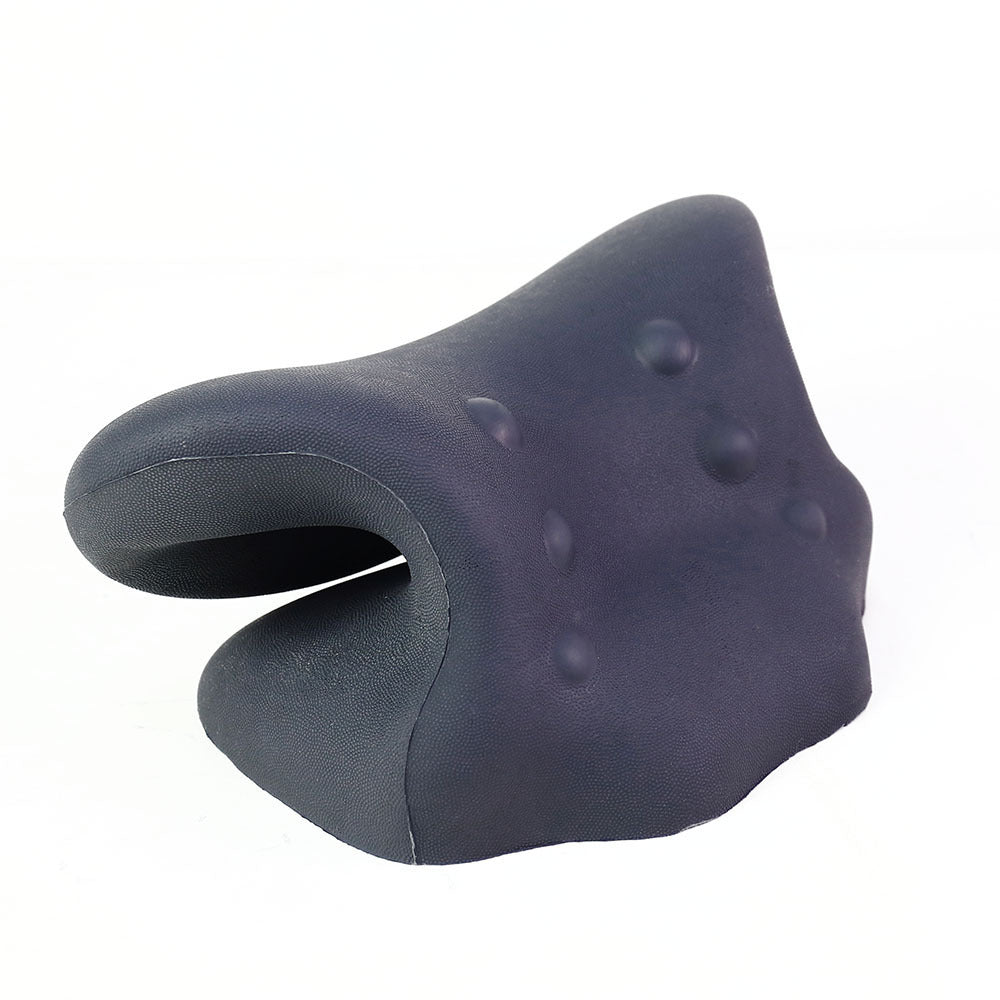 KTX-224403 Cervical Traction Pillow with Heating and Massage Function, Pure Cotton Fabric, Single Use, Available in Blue or Grey