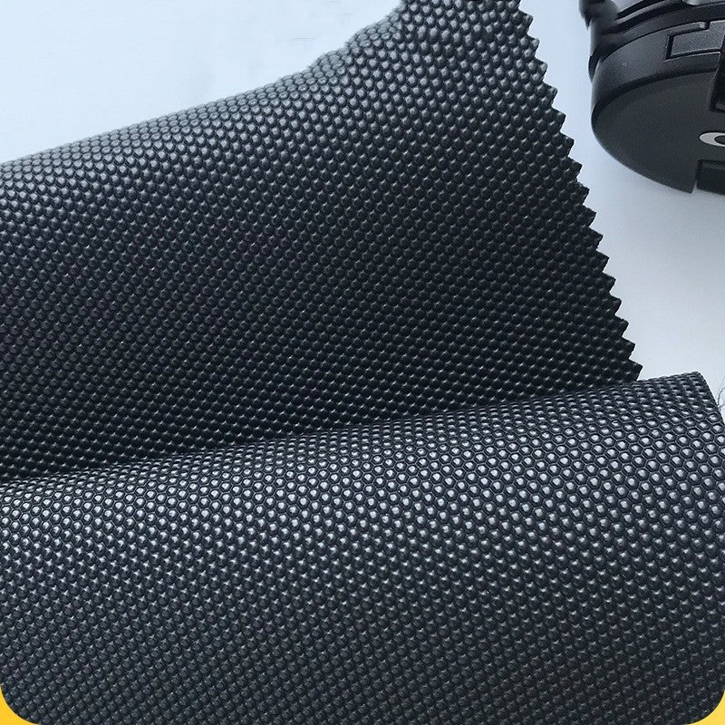 KTX-224403 PVC Basketball Stripe Faux Leather - Scratch Resistant Oxford Cloth, 137cm Wide, Ideal for Shoes, Luggage, and Sporting Goods