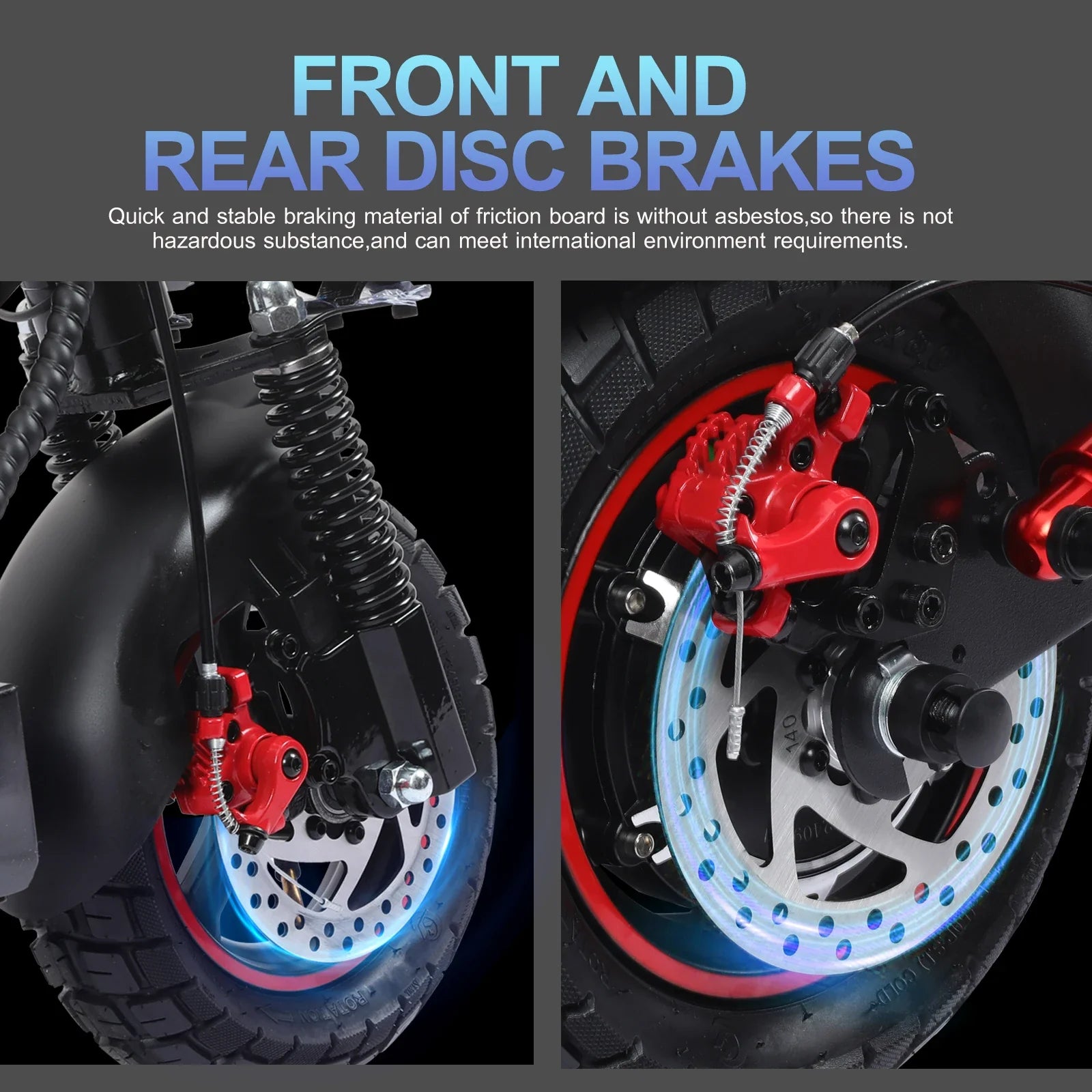 KTX-224595 Foldable Electric Scooter 48V 15Ah, 800W Motor, 55km Range, Off-Road Tires, Dual Suspension