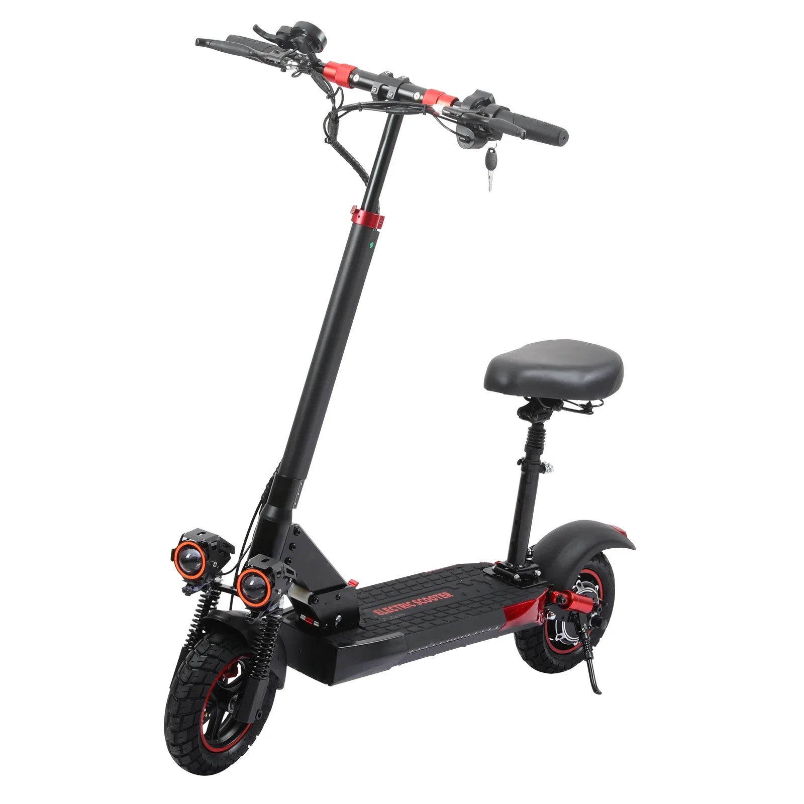 KTX-224595 Foldable Electric Scooter 48V 15Ah, 800W Motor, 55km Range, Off-Road Tires, Dual Suspension