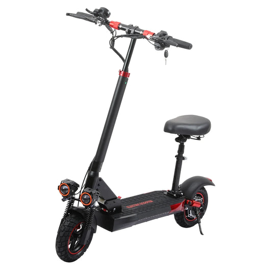 KTX-224595 Foldable Electric Scooter 48V 15Ah, 800W Motor, 55km Range, Off-Road Tires, Dual Suspension