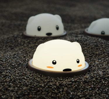 KTX-226707 USB Rechargeable LED Hamster Night Light with Two Brightness Modes for Kids' Rooms