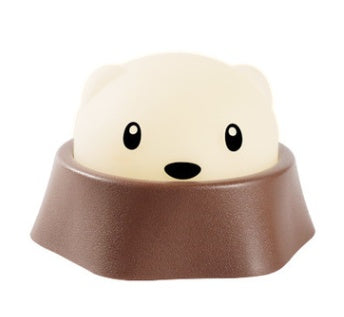 KTX-226707 USB Rechargeable LED Hamster Night Light with Two Brightness Modes for Kids' Rooms