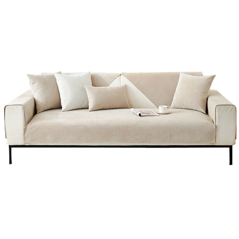 KTX-226771 Waterproof Non-Slip Sofa Cushion Cover in Solid Colors - Various Sizes Available