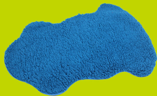 KTX-227155 Super Soft Lambskin Cotton Dog Kennel Mat - Machine Washable, Lint-Free, 100x75 cm