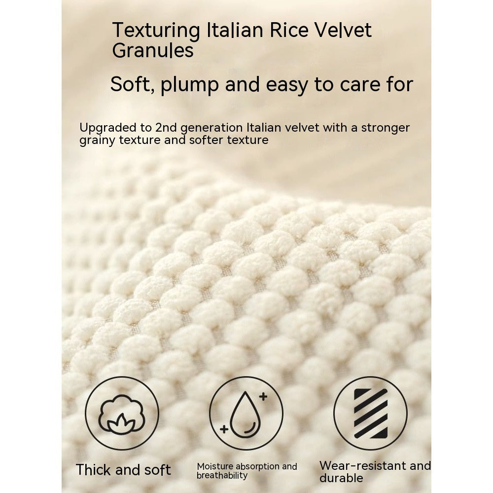 KTX-229075 Universal Leather Sofa Cover in Plush Material – Solid Color Options Available