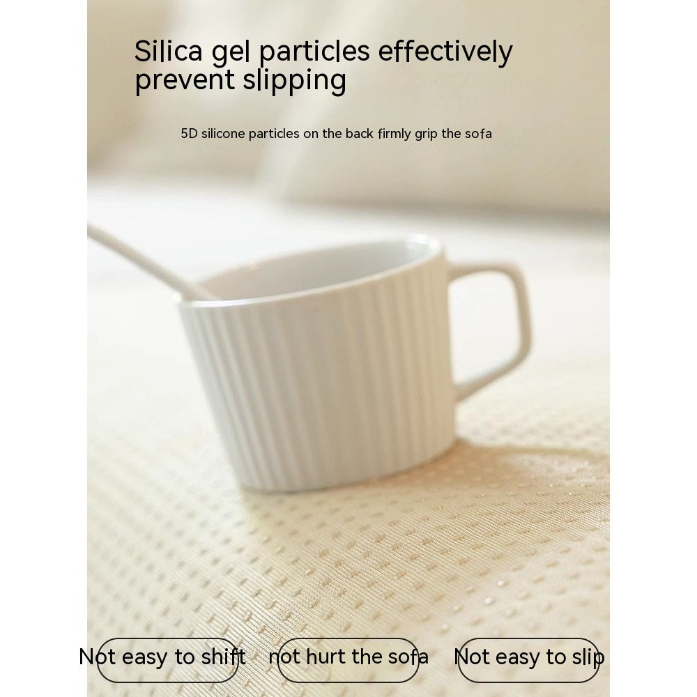 KTX-229075 Universal Leather Sofa Cover in Plush Material – Solid Color Options Available