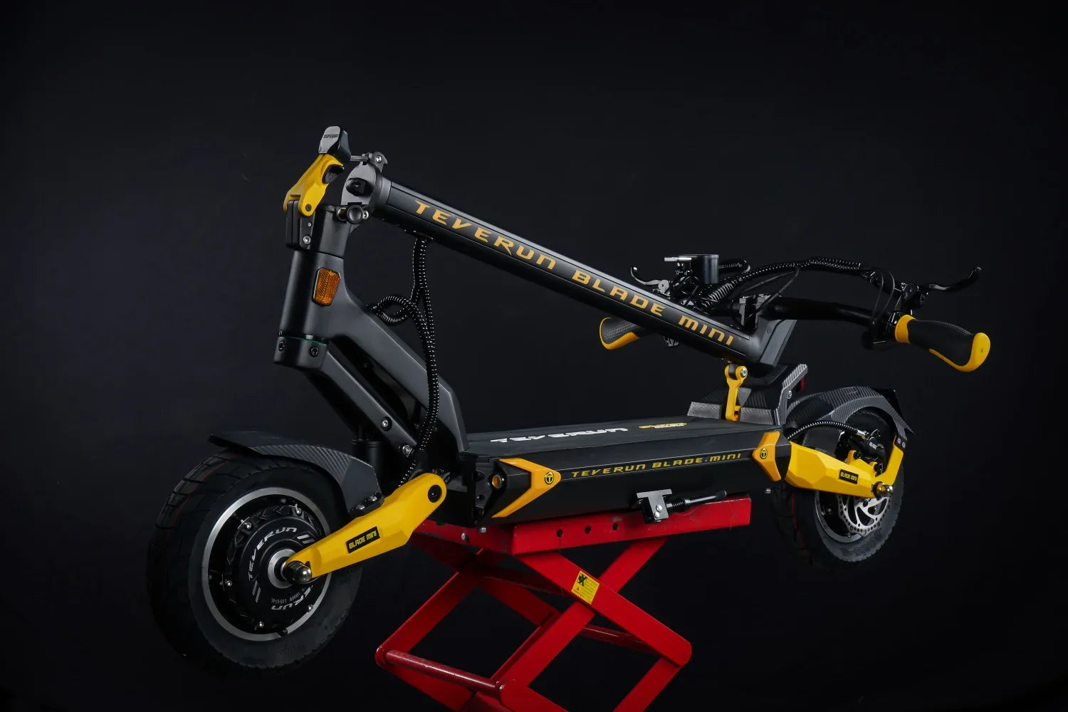 KTX-231827 Teverun Blade Mini Electric Scooter 60V 27AH Battery Dual Motor 70KM/H Speed with Hydraulic Disc Brakes