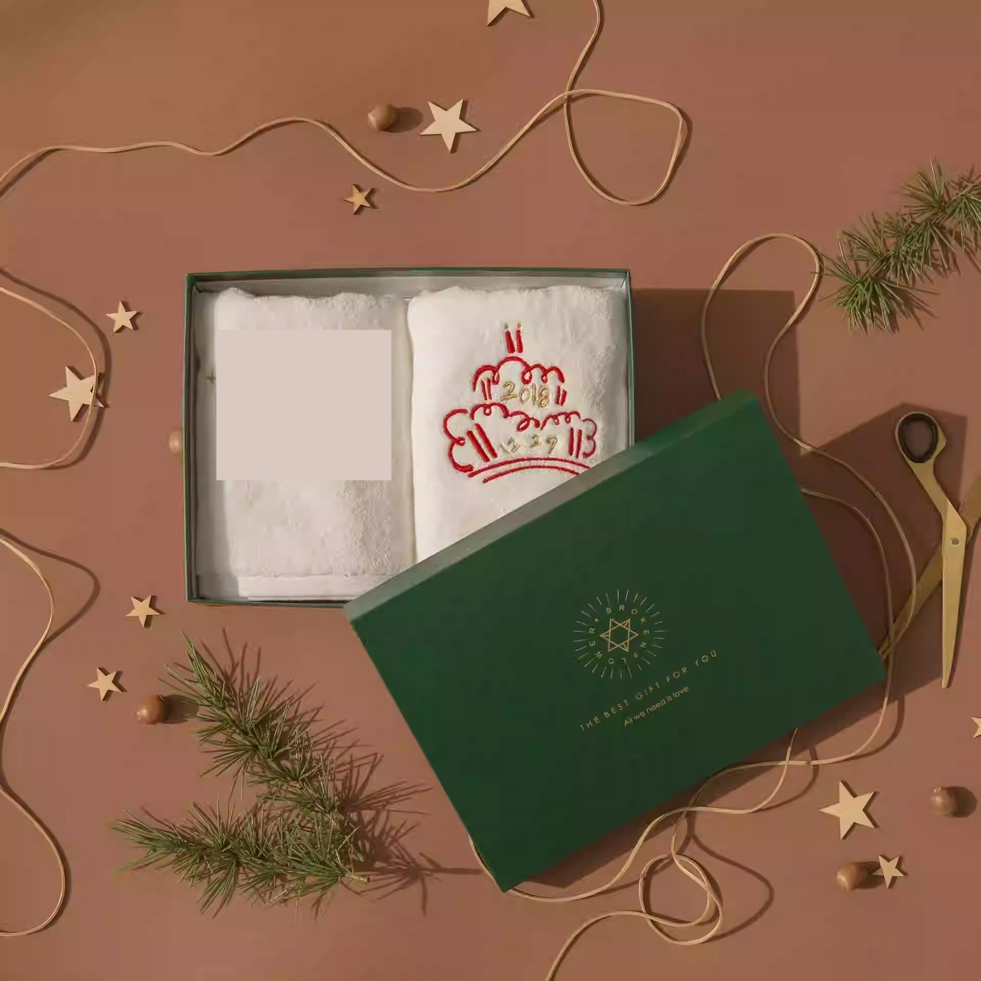 KTX-233043 Customized Cotton Towel with Embroidery - Ideal Gift for Birthdays and Special Occasions