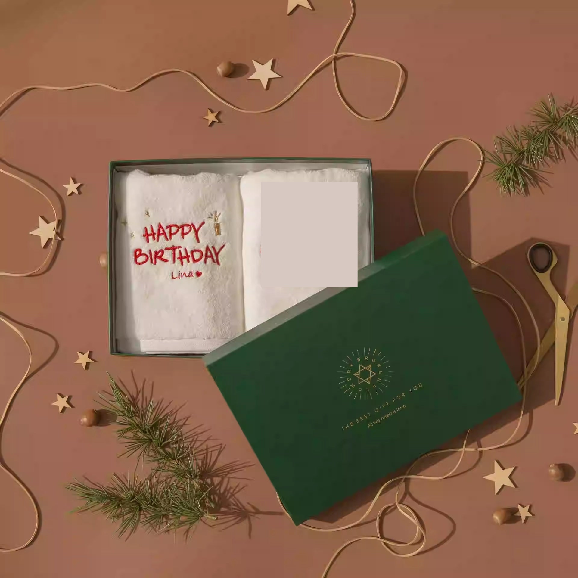 KTX-233043 Customized Cotton Towel with Embroidery - Ideal Gift for Birthdays and Special Occasions