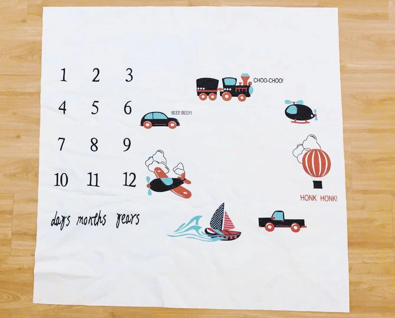 KTX-233427 Soft Baby Photo Blanket for Adorable Memories - 100 x 100 CM Photo Props