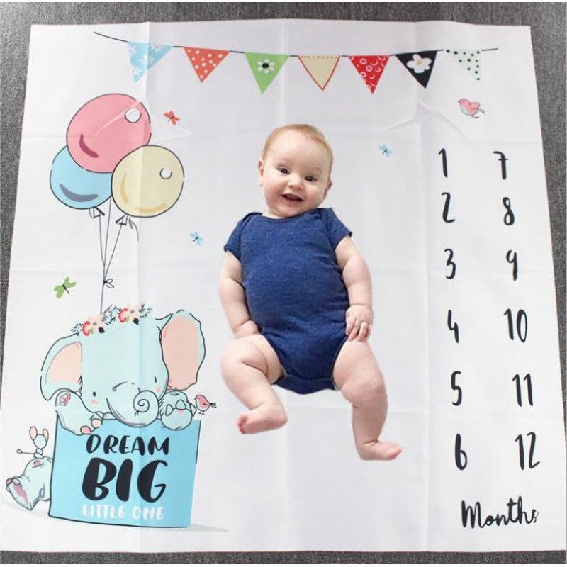 KTX-233427 Soft Baby Photo Blanket for Adorable Memories - 100 x 100 CM Photo Props