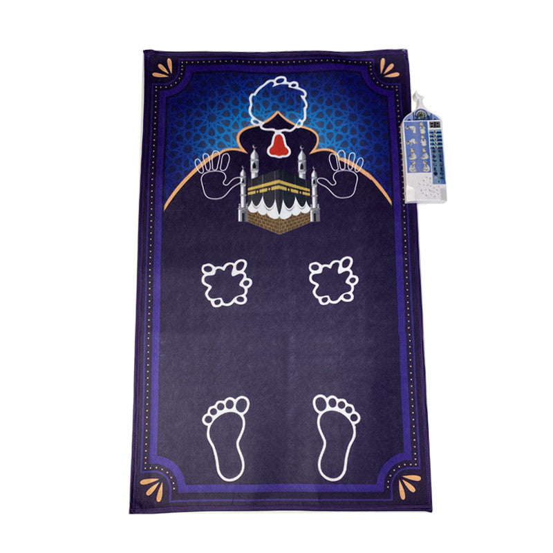 KTX-234451 Smart Prayer Blanket for Children - Cartoon Design, Rectangle Shape, 100% Polyester Non-Woven Fabric