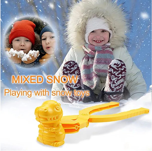 KTX-235027 Outdoor Snowball Maker Toy for Kids - Winter Fun Clip Mold - Age 2 and Up
