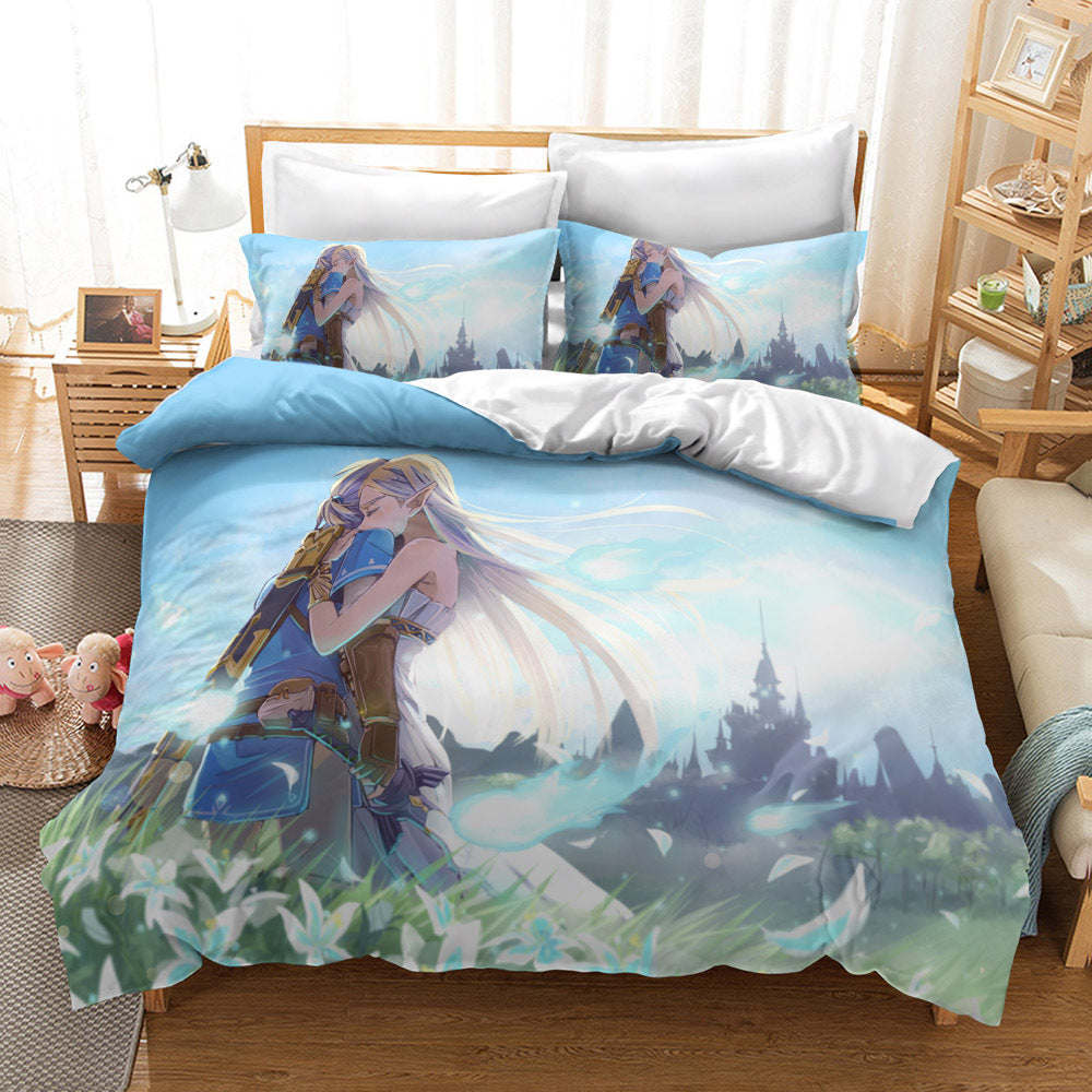 KTX-235091 Zelda Themed Bedding Set in 2 or 3 Piece Options, Multiple Sizes Available