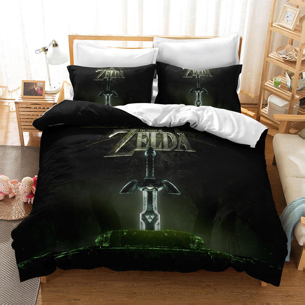 KTX-235091 Zelda Themed Bedding Set in 2 or 3 Piece Options, Multiple Sizes Available